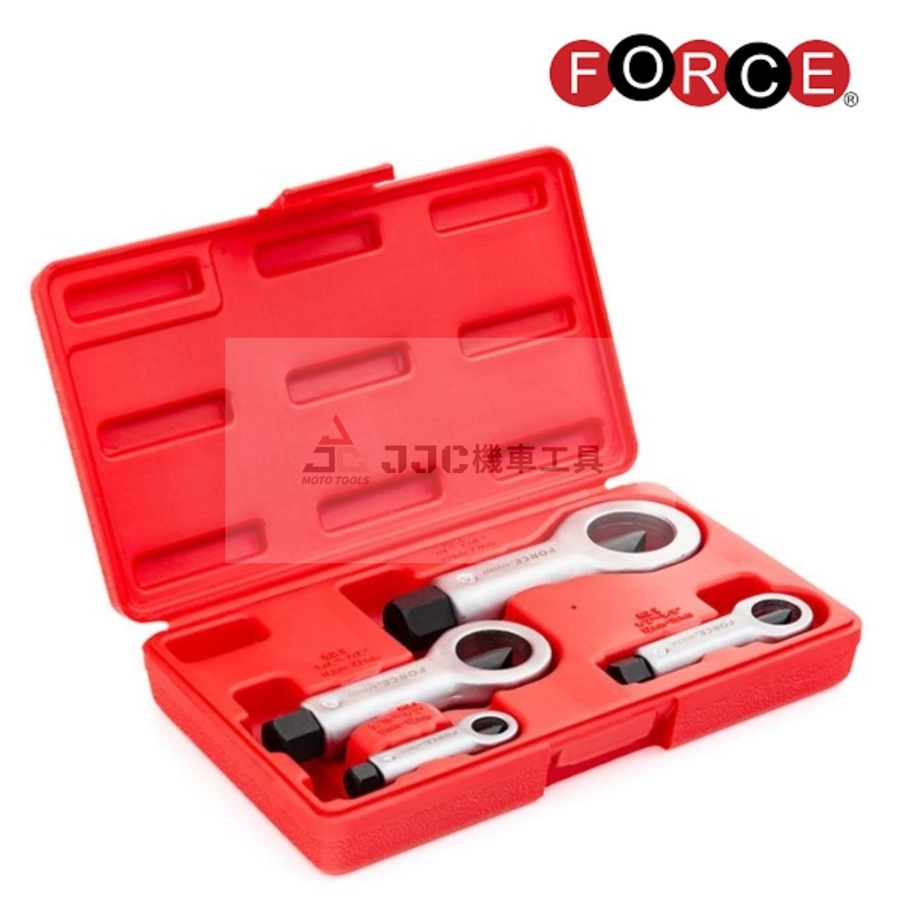 FORCE 四件組9mm-27mm 螺母切斷器 螺帽破壞器 螺母破壞器